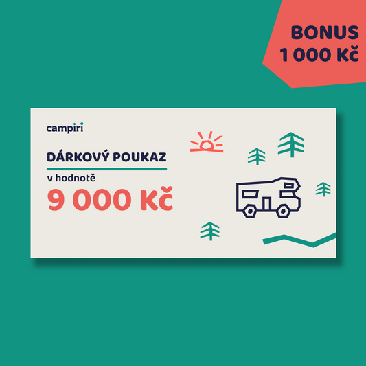 Voucher 9000 Kč + 1000 Kč zdarma
