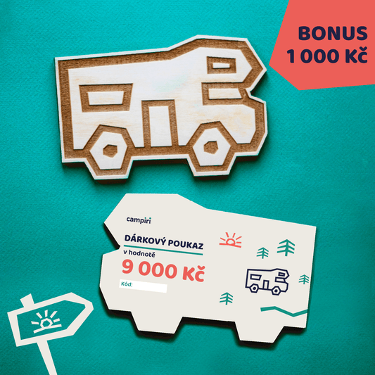 Voucher 9000 Kč + 1000 Kč zdarma